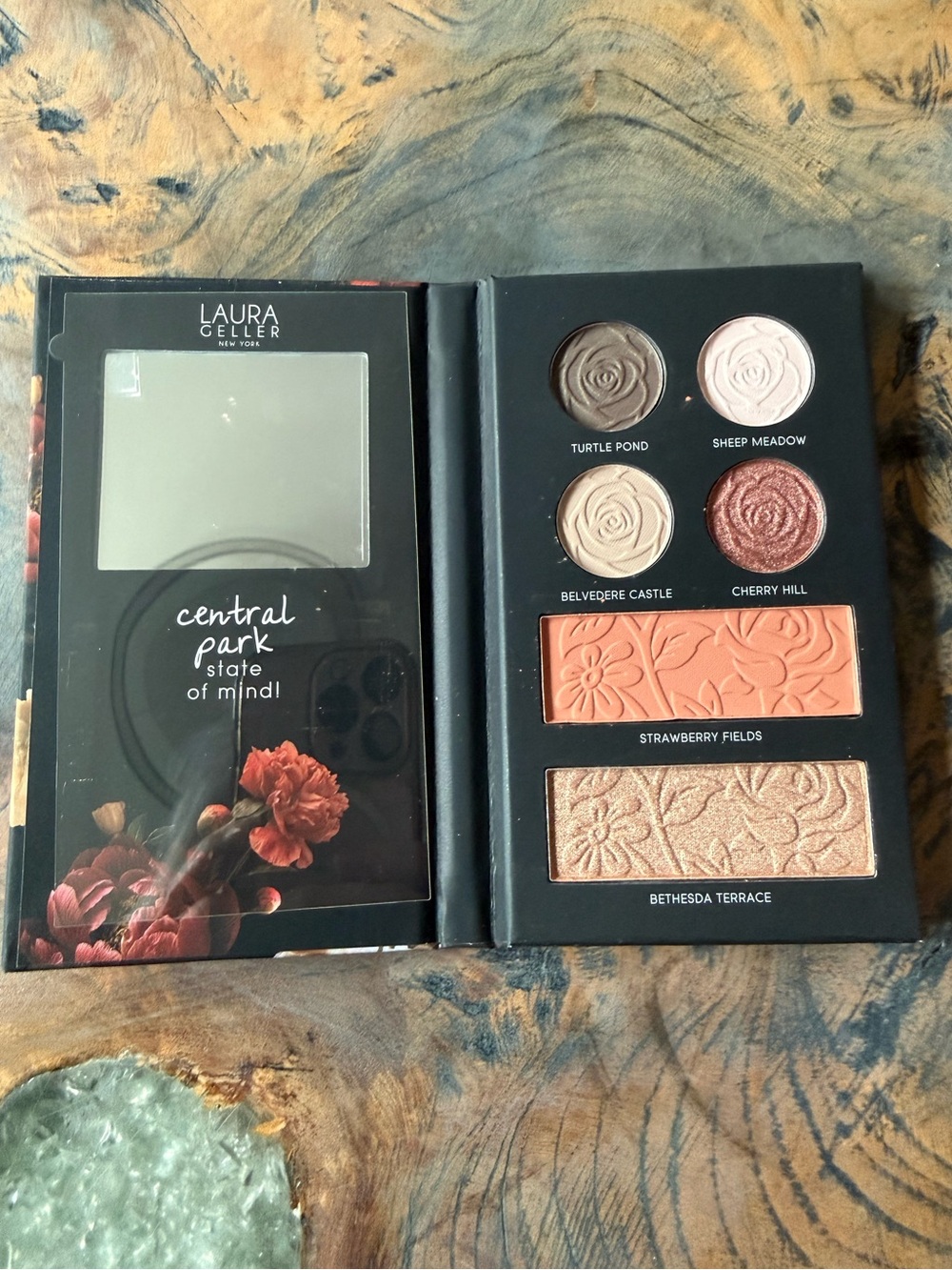 Laura Geller Floral Face, Eye & Cheek Palette in Pink, Peach, Cream - Picture 3 of 6